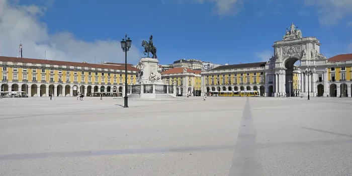 Framed Print : King Jose I equestrian statue, Praca do Comercio