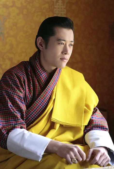 Framed Print : King Khesar (pronounced Gesar) is the eldest son of the fourth and previous Dragon King of Bhutan