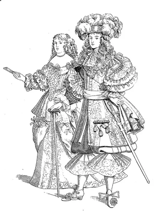 Framed Print : King Louis XIV with his wife, in 1660 Framed Print : King Louis XIV with his wife, in 1660