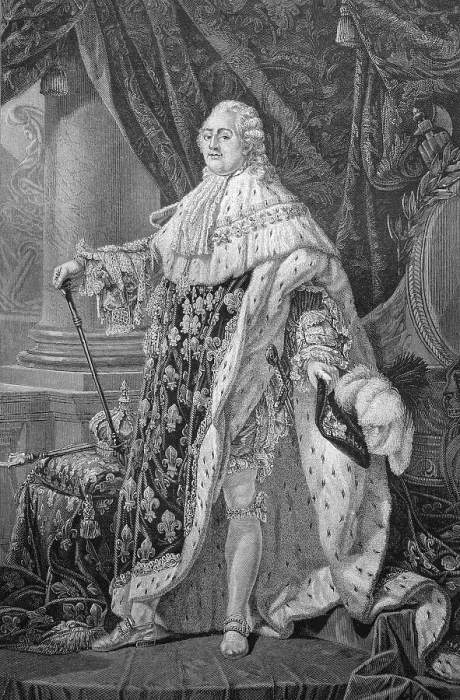Framed Print : King Louis XVI. of France, historical illustration circa 1893