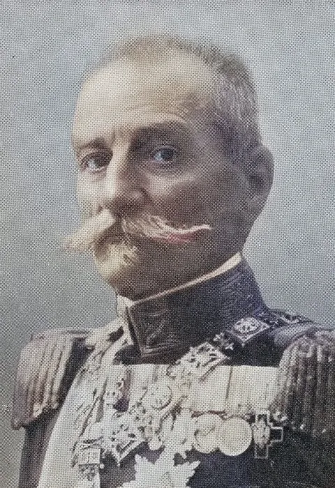 Framed Print : King Peter I of Yugoslavia 1844 to 1921 From the book The Year 1912 illustrated published London 1913
