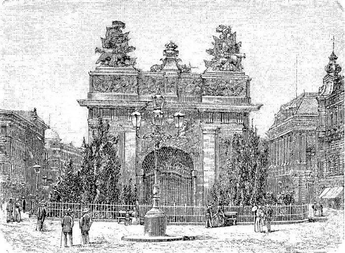 Framed Print : King's Gate c. 1730, Szczecin