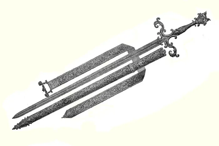 Framed Print : King's sword from Poland