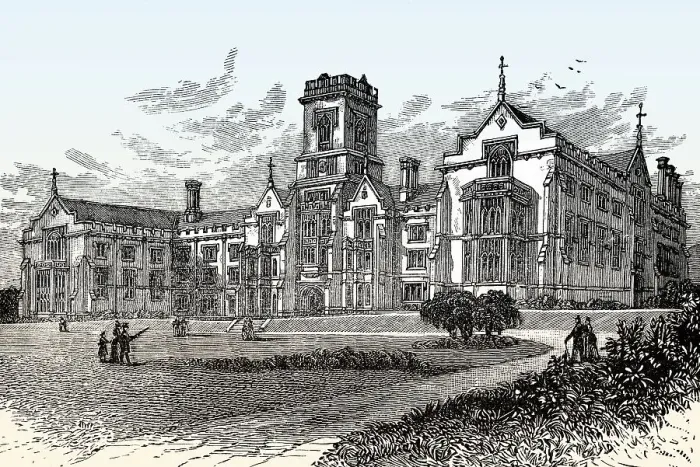 Framed Print : Kingswood School, Bath, England, 19th century