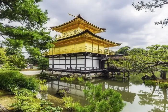 Framed Print : Kinkaku-ji, Temple of the Golden Pavilion