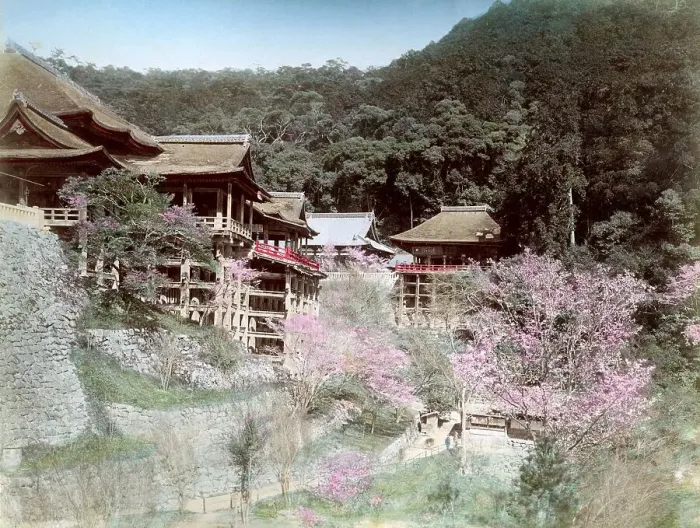 Framed Print : Kiyomizu temple, Kyoto, Japan, Asia