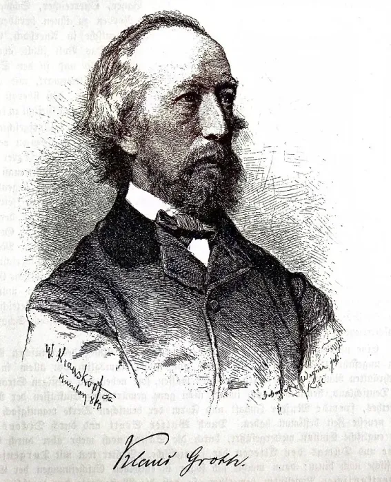 Framed Print : Klaus Johann Groth, 24 April 1819
