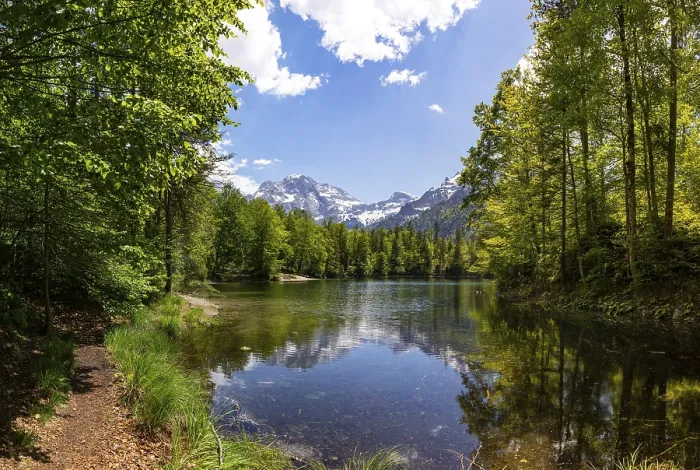 Framed Print : Kleiner Oedsee, Gruenau im Almtal
