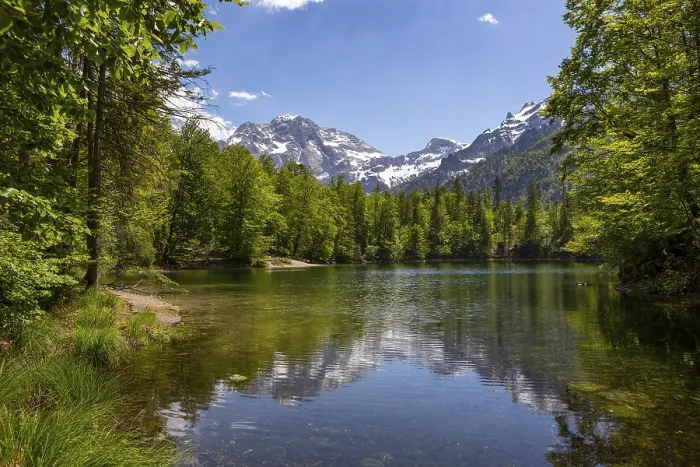 Framed Print : Kleiner Oedsee, Gruenau im Almtal