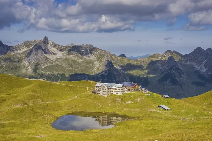 Framed Print : Kleiner Rappensee and Rappensee Hut