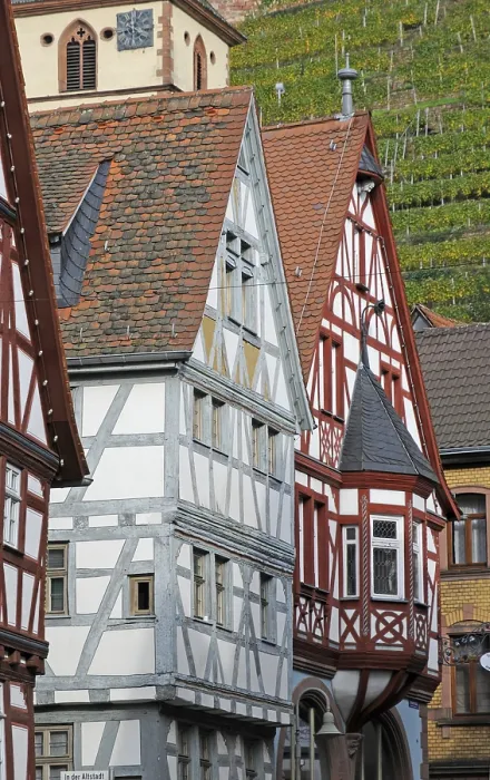 Framed Print : Klingenberg, Spessart, old town