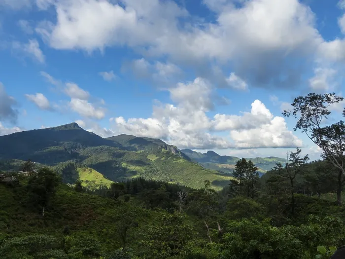 Framed Print : Knuckles Mountains, Meemure, Sri Lanka, Asia