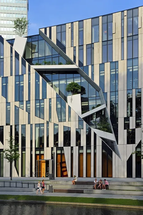 Framed Print : Ko-Bogen, modern architecture in urban renewal project Framed Print : Ko-Bogen, modern architecture in urban renewal project