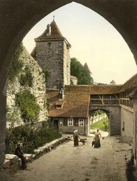 Framed Print : The Kobolzell Gate in Rothenburg ob der Tuaber in Bavaria Framed Print : The Kobolzell Gate in Rothenburg ob der Tuaber in Bavaria