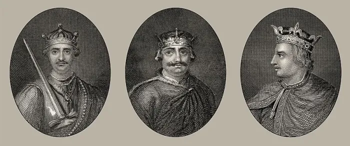 Framed Print : Koenige von England, Wilhelm I