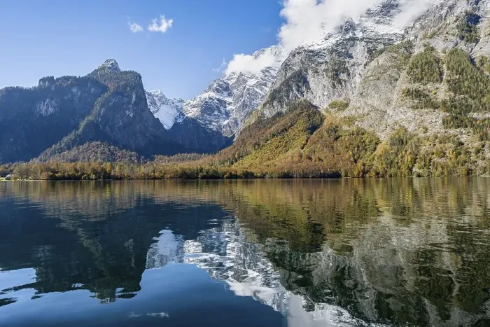 Framed Print : Koenigssee with Watzmann massif Framed Print : Koenigssee with Watzmann massif