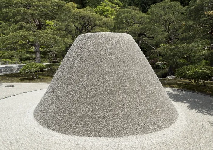 Framed Print : Kogetsudai sand pile at Ginkaku-ji