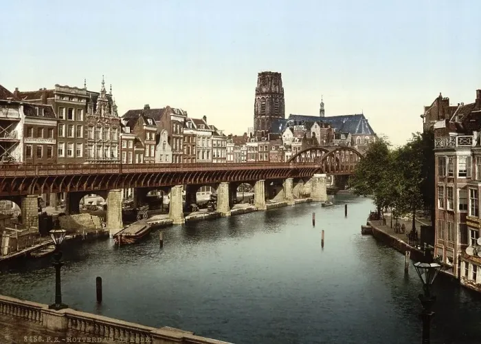 Framed Print : The Kolk in Rotterdam, Holland