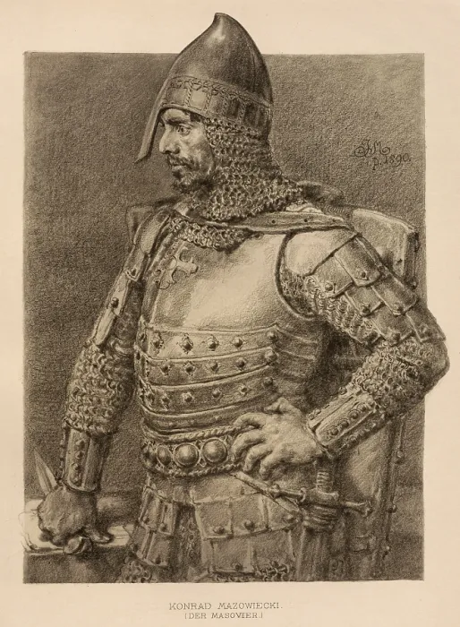 Framed Print : Konrad of Mazovia, Konrad I Mazowiecki