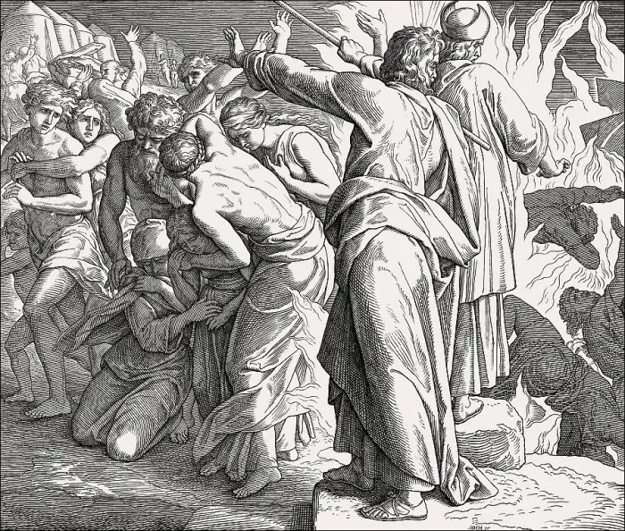 Framed Print : Korah's Rebellion, Old Testament Framed Print : Korah's Rebellion, Old Testament