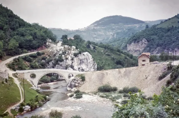 Framed Print : Kozja Cuprija, Goat's Bridge spanning Miljacka river near Sarajevo, Bosnia and Herzegovina, former Yugoslavia, Europe 1960, Europe Framed Print : Kozja Cuprija, Goat's Bridge spanning Miljacka river near Sarajevo, Bosnia and Herzegovina, former Yugoslavia, Europe 1960, Europe