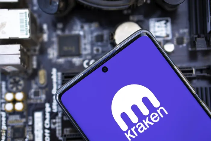 Framed Print : Kraken is cryptocurrency exchange