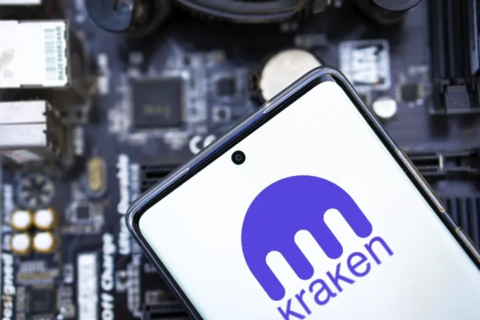 Framed Print : Kraken is cryptocurrency exchange