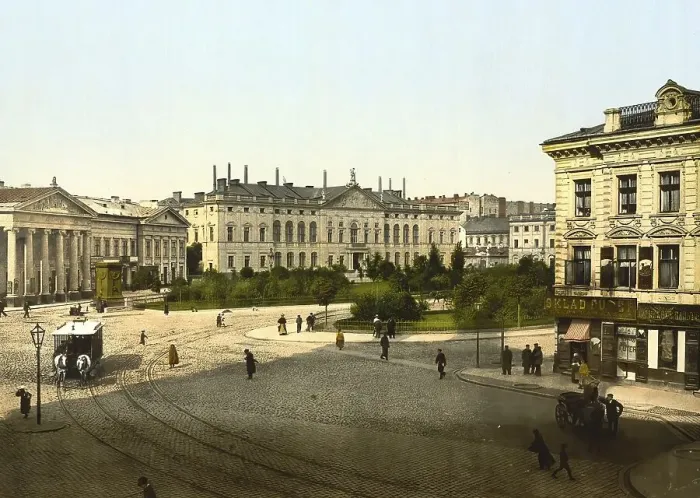 Framed Print : Krasinski Palace, also called Palace of the Republic