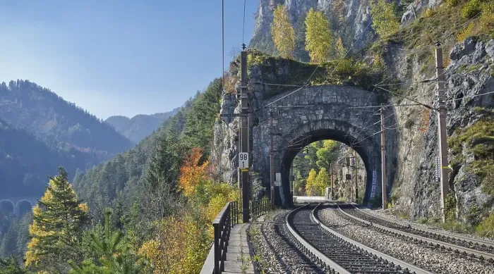 Framed Print : Krauseltunnel on the Semmering railway line Framed Print : Krauseltunnel on the Semmering railway line