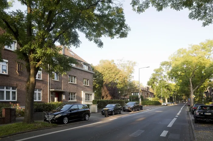 Framed Print : Krefeld, Friedrich-Ebert-Strasse