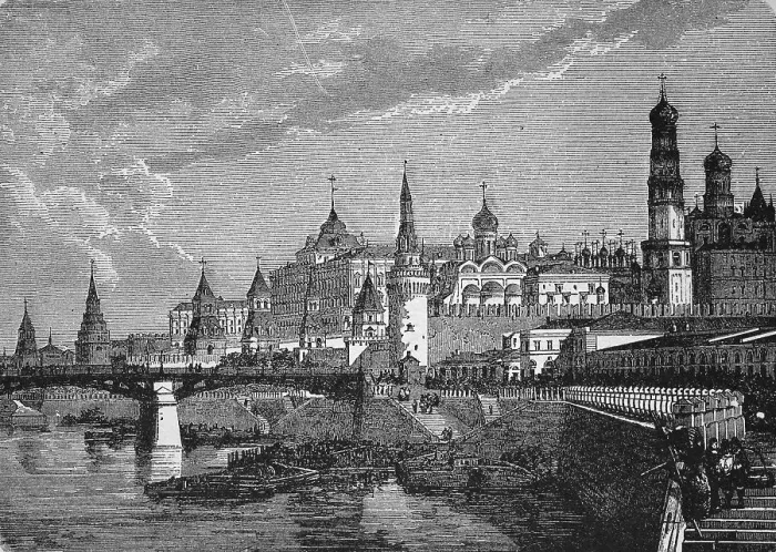 Framed Print : The Kremlin, Moscow, Russia, historical woodcut Framed Print : The Kremlin, Moscow, Russia, historical woodcut