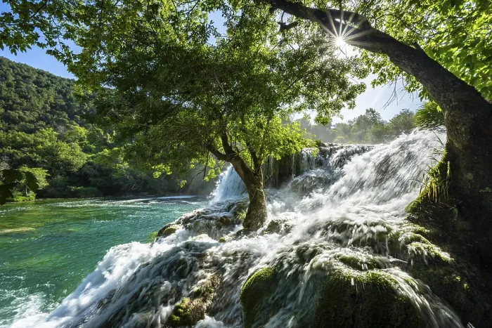 Framed Print : Krka Waterfall, Skradinski Buk