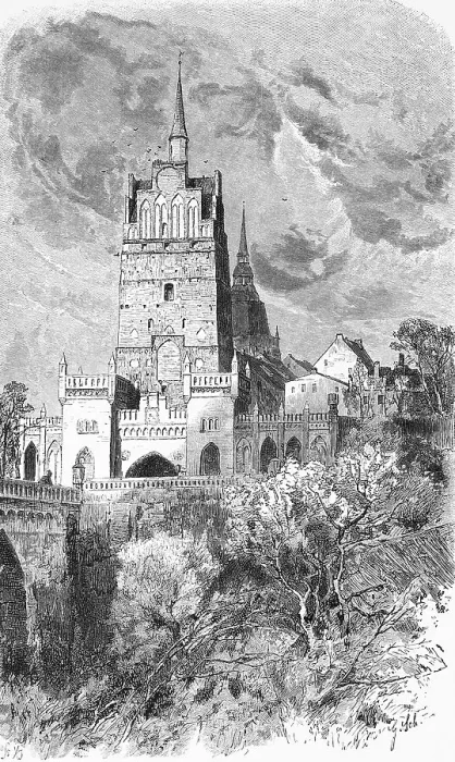 Framed Print : Kroepeliner Tor in Rostock, Mecklenburg-Vorpommern Framed Print : Kroepeliner Tor in Rostock, Mecklenburg-Vorpommern