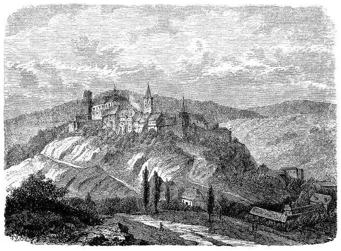 Framed Print : KSivoklat Castle in Krivoklat, Czech Republic