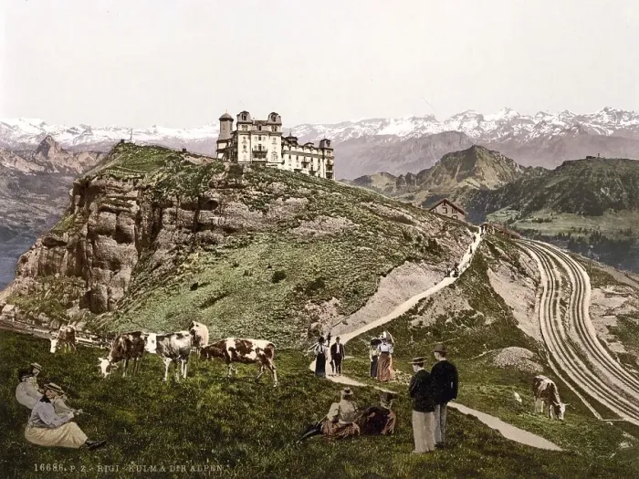 Framed Print : Kulm, View of the Alps, Rigi, Switzerland Framed Print : Kulm, View of the Alps, Rigi, Switzerland