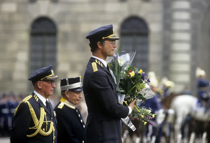 Framed Print : Kungens fodelsedag 30 April 1988 Carl XVI Gustaf