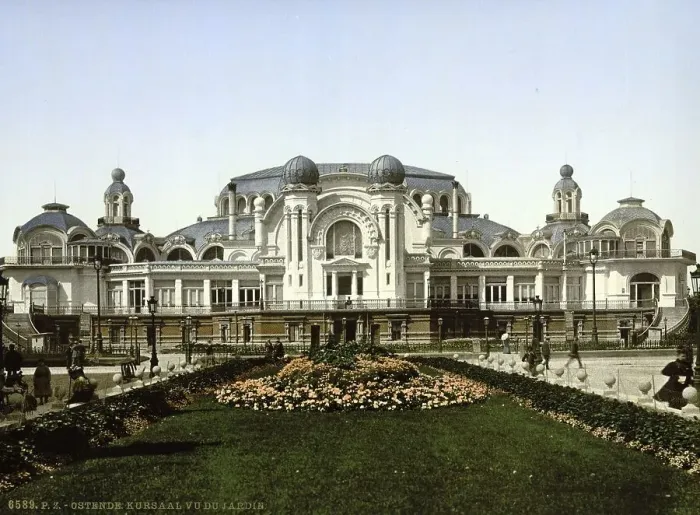 Framed Print : The Kursaal, garden side, park side Framed Print : The Kursaal, garden side, park side