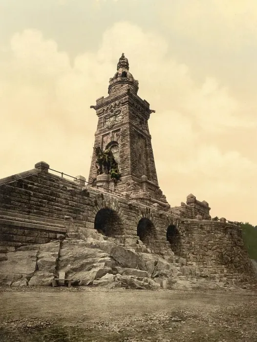Framed Print : The Kyffhaeuser Monument in Thuringia