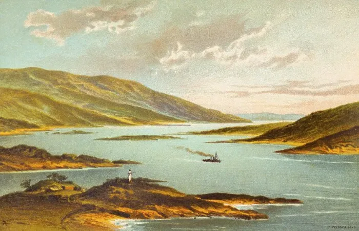 Framed Print : The Kyles of Bute, tributary of the Clyde Framed Print : The Kyles of Bute, tributary of the Clyde