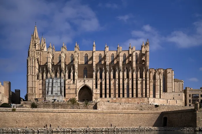 Framed Print : La Seu, Basilica de Santa Maria