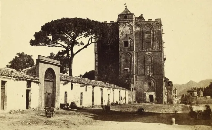 Framed Print : La Zisa, also called Castello della Zisa or Zisa