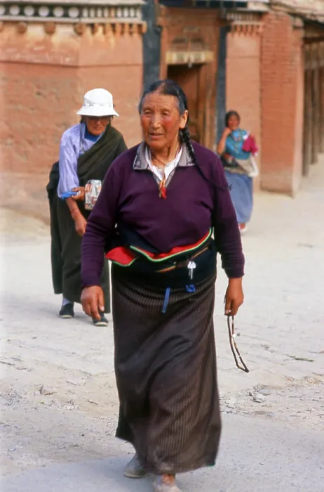 Framed Print : Labrang Monastery is one of the six great monasteries of the Geluk (Yellow Hat) school of Tibetan Buddhism