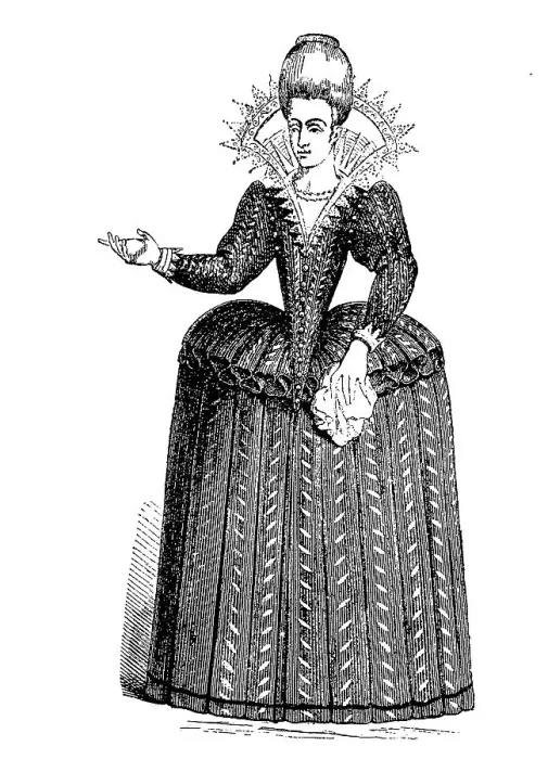 Framed Print : Lady with a Farthingale, Crinoline Framed Print : Lady with a Farthingale, Crinoline