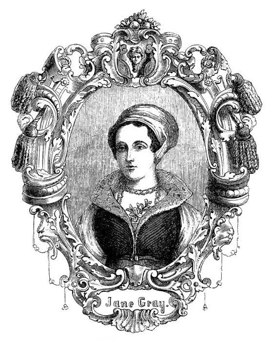 Framed Print : Lady Jane Grey, 1536 - 1554, briefly Queen of England