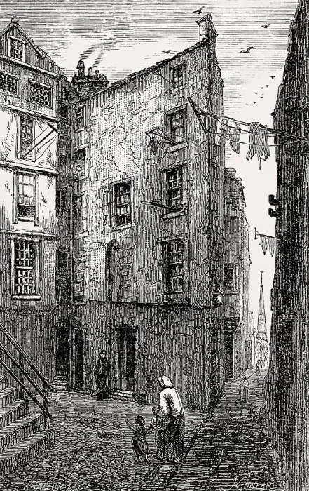 Framed Print : Lady Stair's Close, Lawnmarket