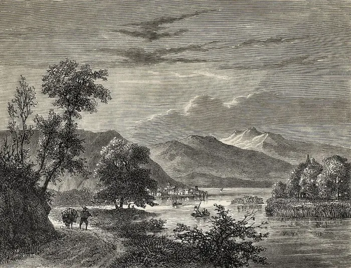 Framed Print : Lago di Piediluco, Terni, Italy