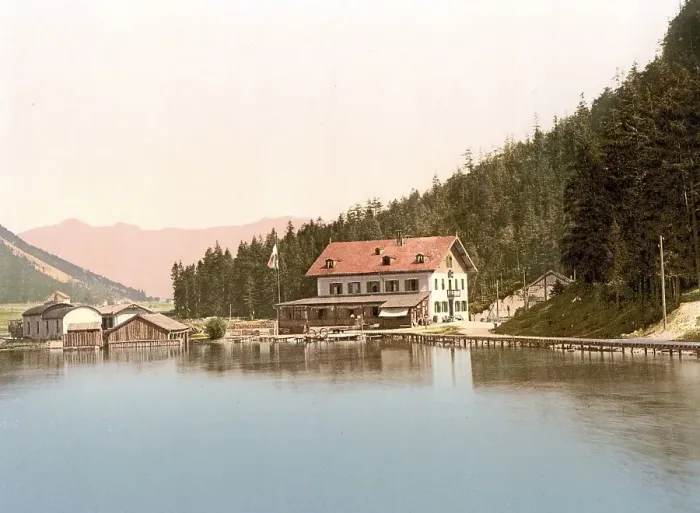 Framed Print : Lake Achensee, Seepitz, Tyrol, formerly Austro-Hungary Framed Print : Lake Achensee, Seepitz, Tyrol, formerly Austro-Hungary