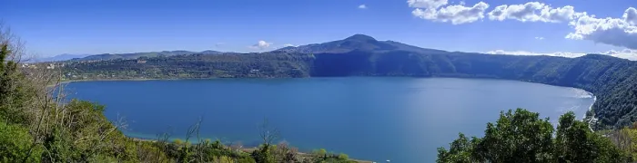 Framed Print : Lake Albano, Lago Albano from Castel Gandolfo