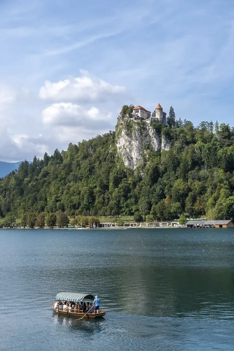 Framed Print : Lake Bled, with Bled Castle, Bled