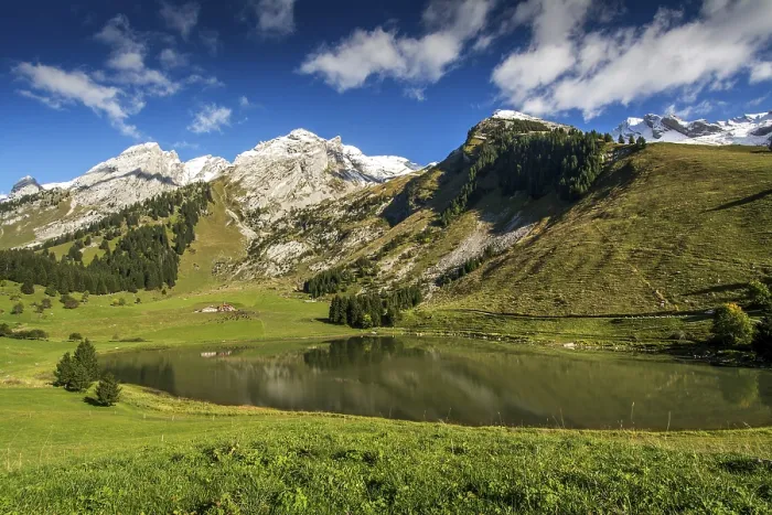 Framed Print : Lake of Confins, Massif of Arvis